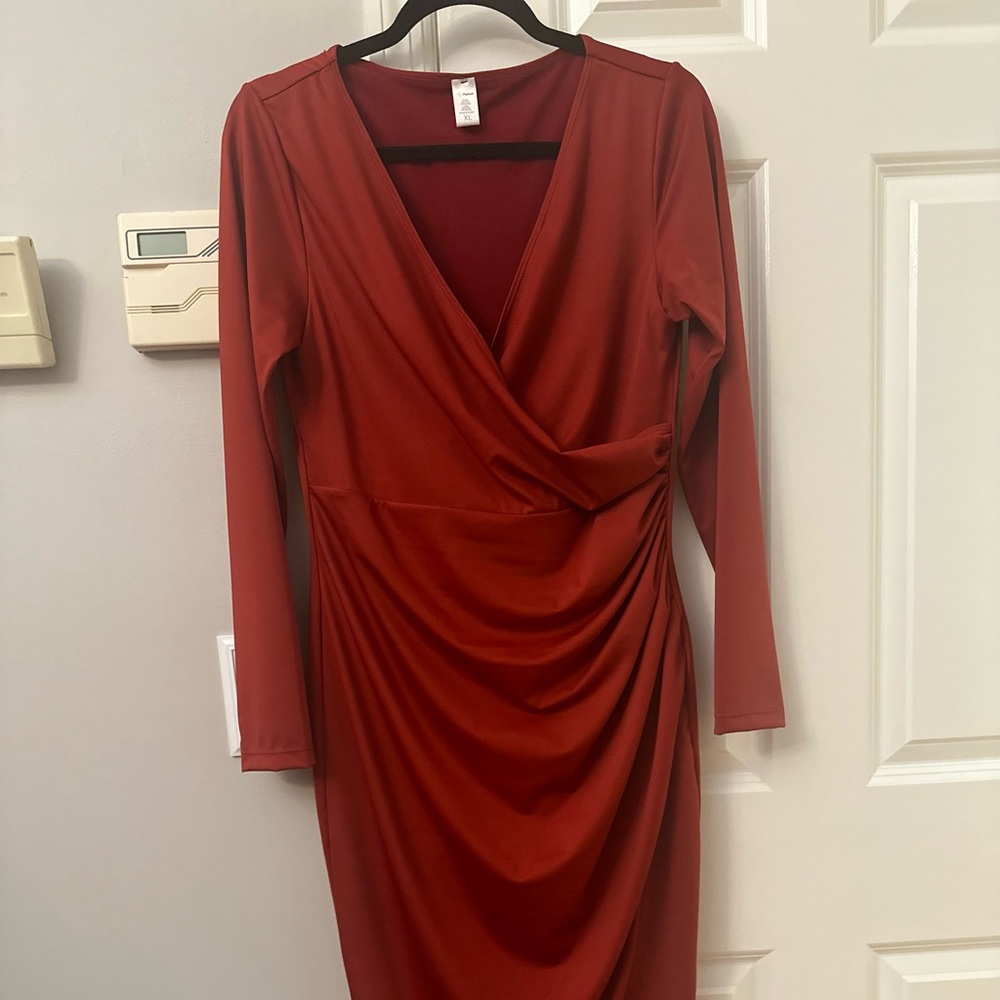 Popilosh red dress size XL